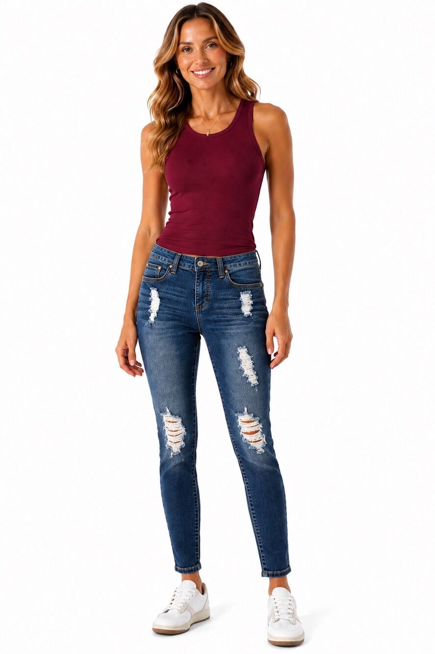 !iT Jeans Tiffany Skinny Ankle Jeans